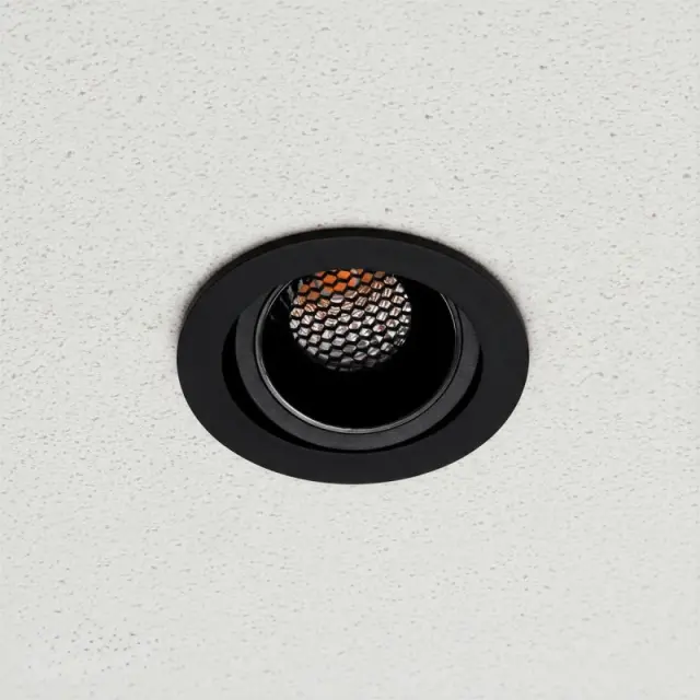 Χωνευτό LED Spot 2700K 10W kelvo LEO KLV-101-0311 Μαύρο 1250lm