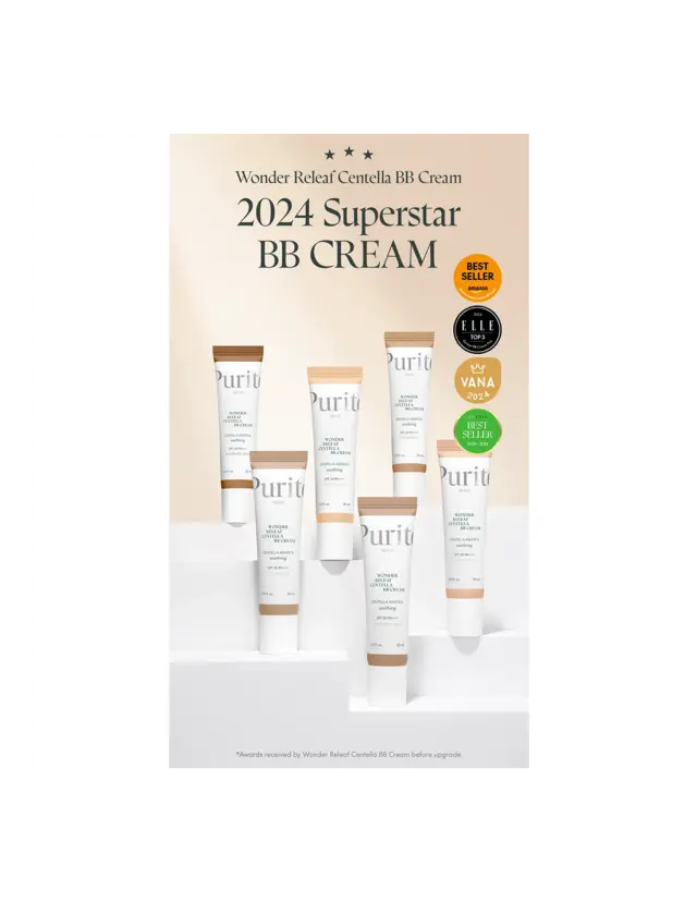 Purito Wonder Releaf Centella BB Cream N21 Light Beige SPF 30 Pa+++ Ενυδατική Κρέμα Προσώπου με Χρώμα, 30ml 2