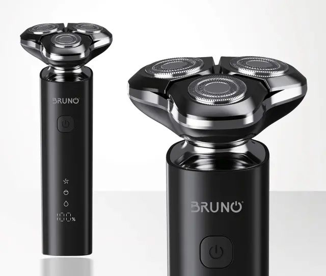 BRUNO ξυριστική μηχανή προσώπου BRN-0223, επαναφορτιζόμενη, μαύρη