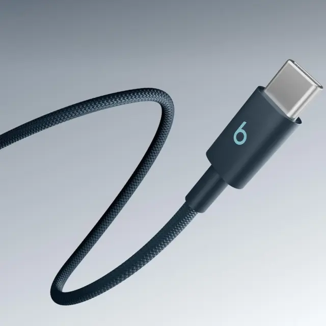 Apple® - Beats Braided USB 2.0 Cable USB-C male - USB-C 60W Μαύρο 1.5m (MDGE4ZM/A.) 2