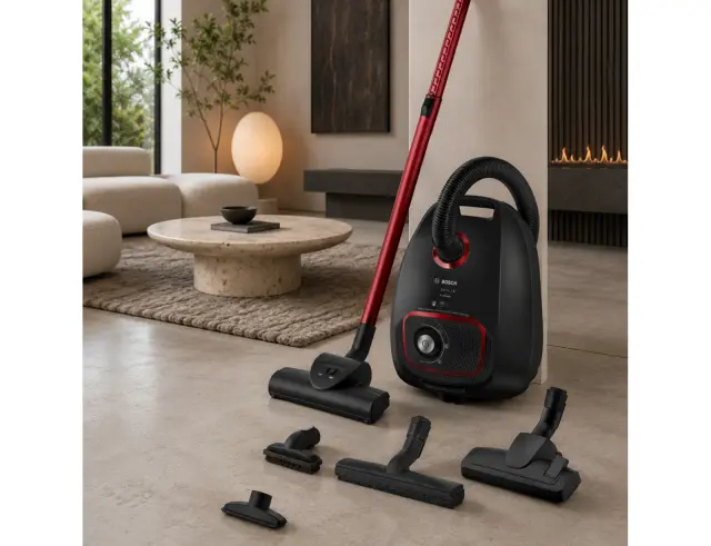 Ηλεκτρική Σκούπα Bosch Serie 4 ProPower BGL41POW2H με ισχύ 850W και χωρητικότητα σκόνης 4.0 L BGL41POW2H