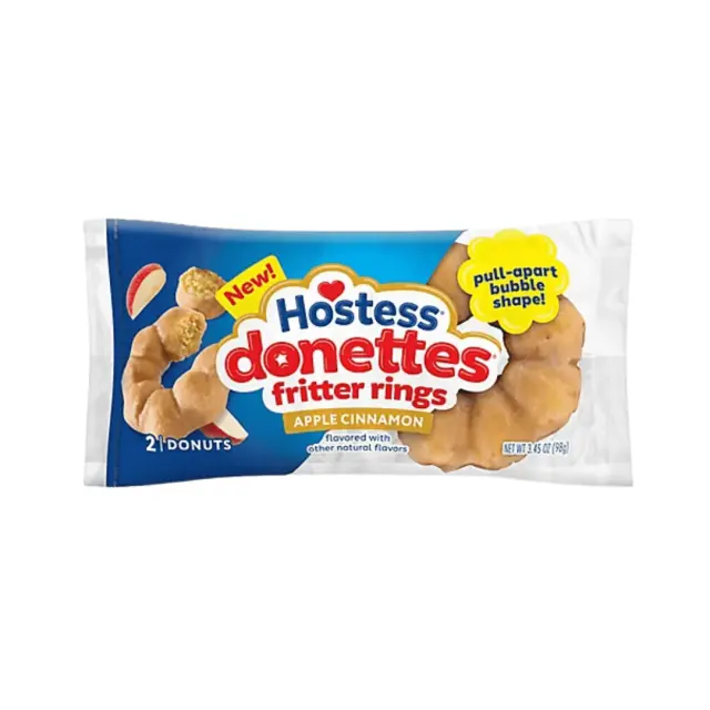 Hostess Donettes Fritter Rings Apple Cinnamon 98gr