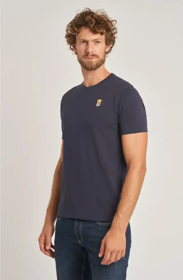 Marina Militaire - Ανδρικό Crew neck T-shirt Essentials Cotton MYT0189-900004 Μπλε - L 2