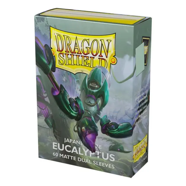 Dragon Shield Japanese size Dual Matte Sleeves - Eucalyptus 'Lehel' (60 Sleeves)