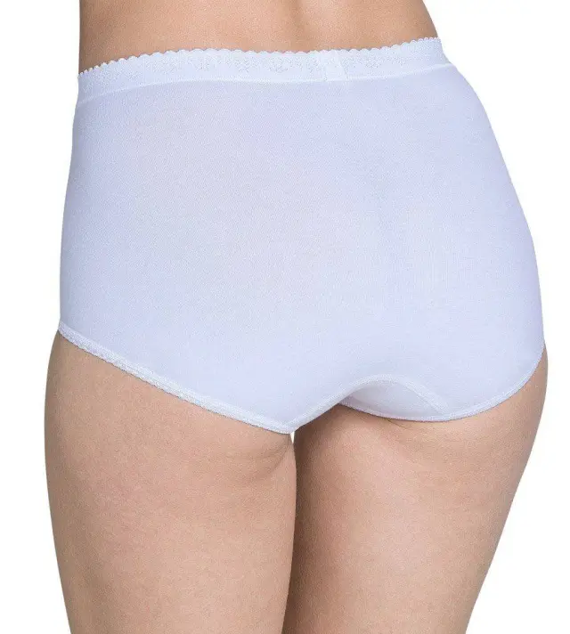 Sloggi Σλιπ Control Maxi Βαμβακερό Λευκό 2