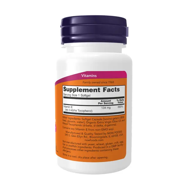 Now Foods Vitamin E-200 IU Mixed Tocopherols 2