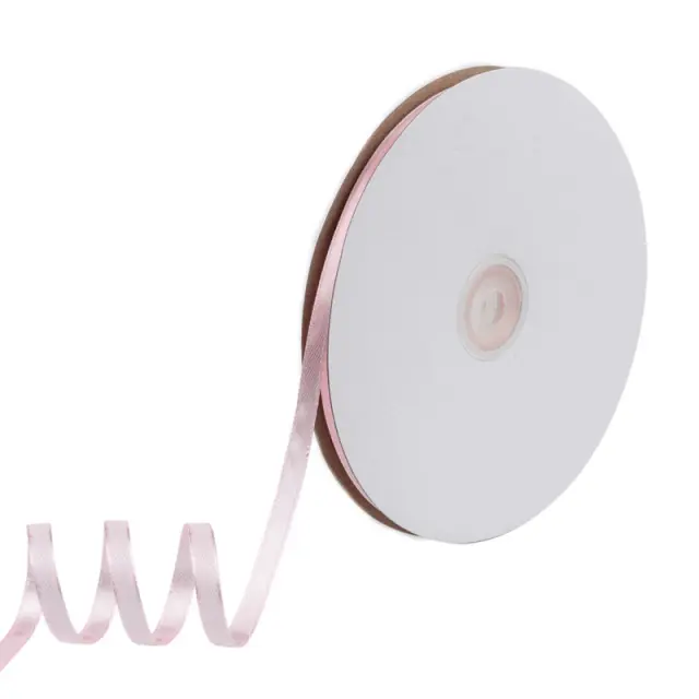Κορδέλα Satin Pearl Pink 6.5mm ~91.44m