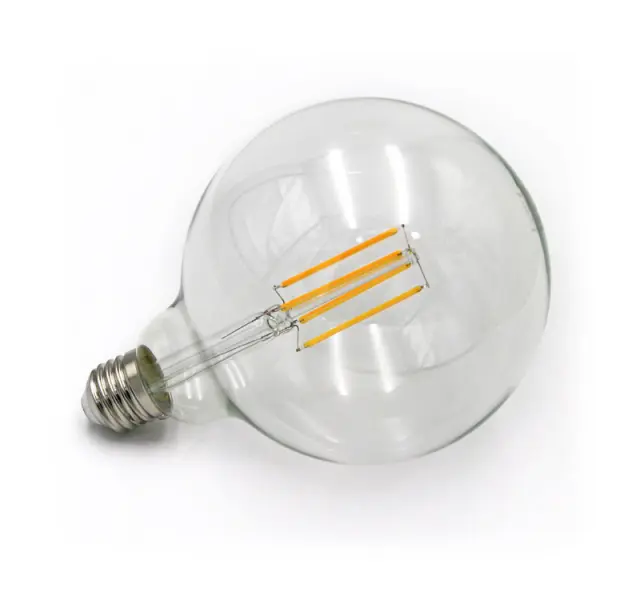 LED ΛΑΜΠΑ COG GLOBE Φ125 ΔΙΑΦΑΝΟ Ε27 10W ΝΤΙΜΑΡΙΖΟΜΕΝΟ ΘΕΡΜΟ 2700K