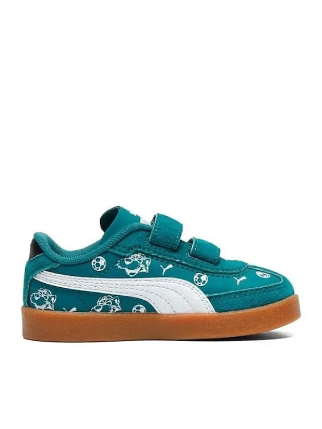 Βρεφικά Παπούτσια Puma Club II Era Super Puma V για Αγόρια (Μεγέθη 21-27) ΠΡΑΣΙΝΟ