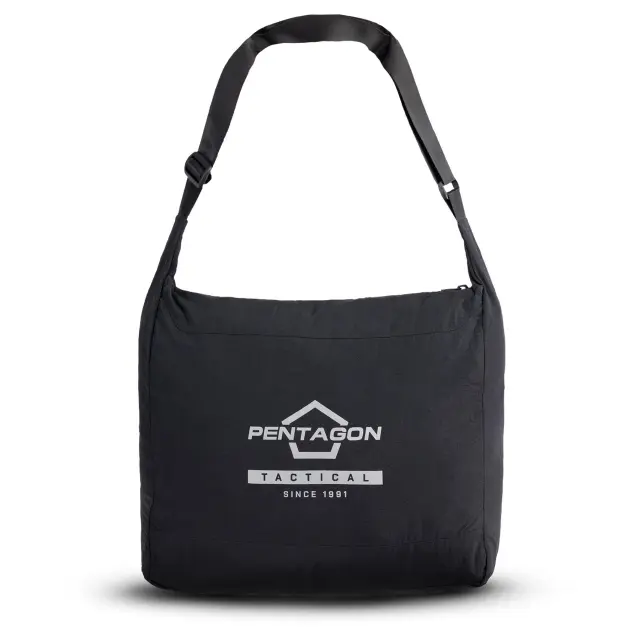 HERALD FOLDABLE MESSENGER BAG K16120 01-Black - ONE SIZE