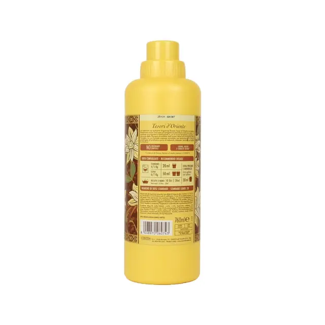 Tesori d'Oriente Μαλακτικό Ρούχων Vaniglia e Zenzero 760ml 2
