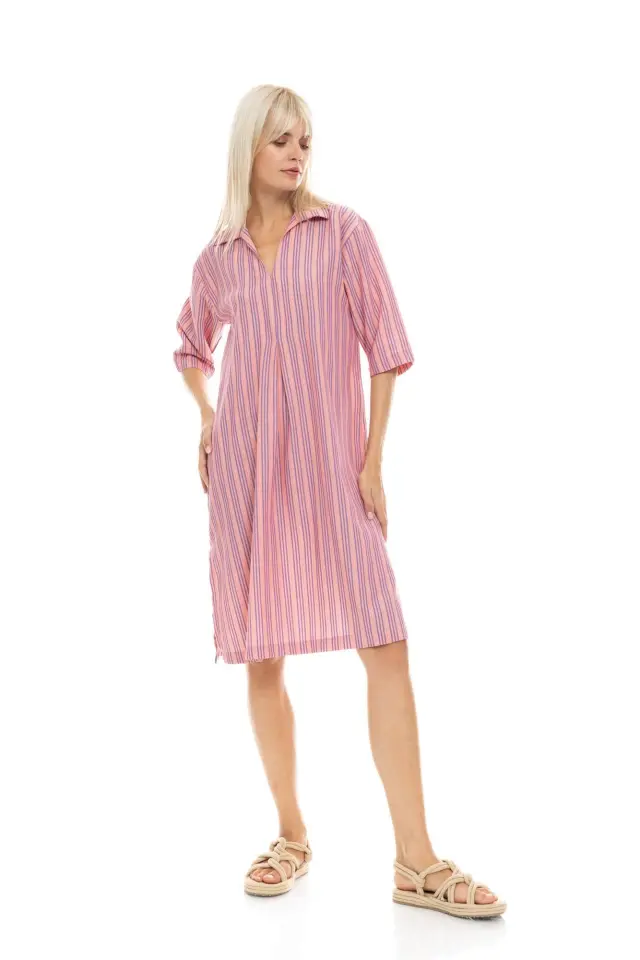 B444 - Type - BEACHWEAR STRIPE PINK