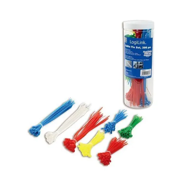 LogiLink Zip Ties Set 300pcs (KAB0017)