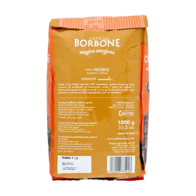 Borbone Miscela Nobile Καφές σε Κόκκους 1kg 2