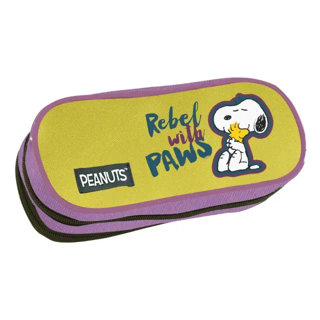 BMU Κασετίνα Οβάλ με 2 Θήκες: Peanuts Rebel