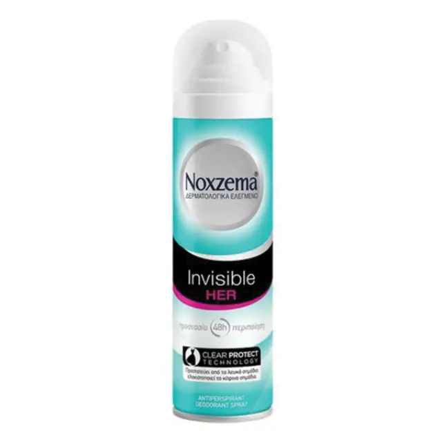 Noxzema Invisible Her Antiperspirant Αποσμητικό 48h σε Spray 150ml