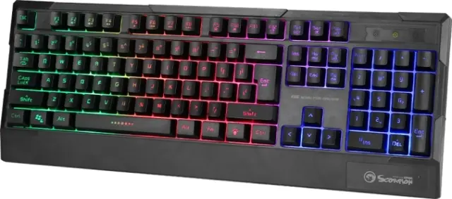 Marvo Gaming Πληκτρολόγιο με φωτιζόμενα πλήκτρα KG606 3