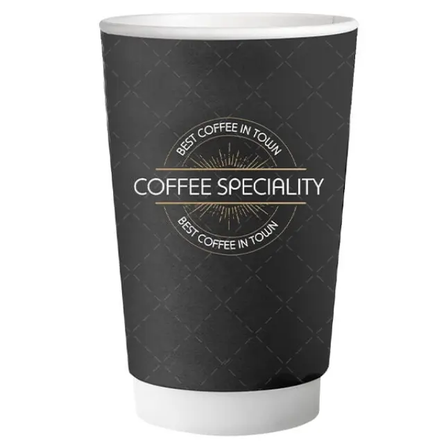 Ποτήρι Χάρτινο Coffee Speciality Double Wall 16oz 25τεμ.