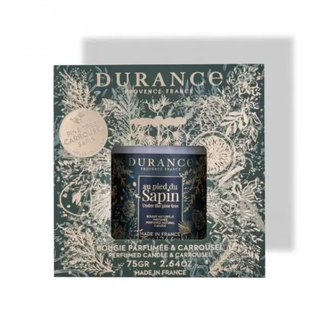 Durance candle Under the Pine Tree -Noel 2024 Carrousel-Αρωματικό κερί κάτω από το δέντρο 75 gr 2