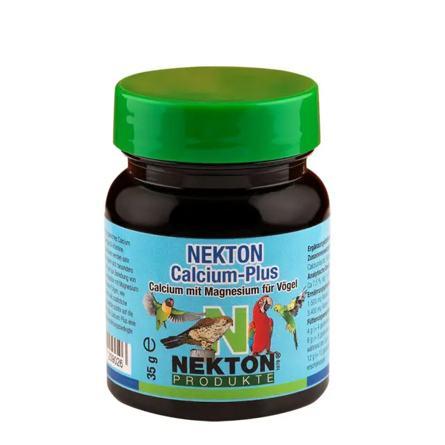 Nekton Calcium Plus Οργανικό Ασβέστιο με Μαγνήσιο και Βιταμίνες Β για Υγιή Οστά και Αναπαραγωγή Πτηνών 35gr