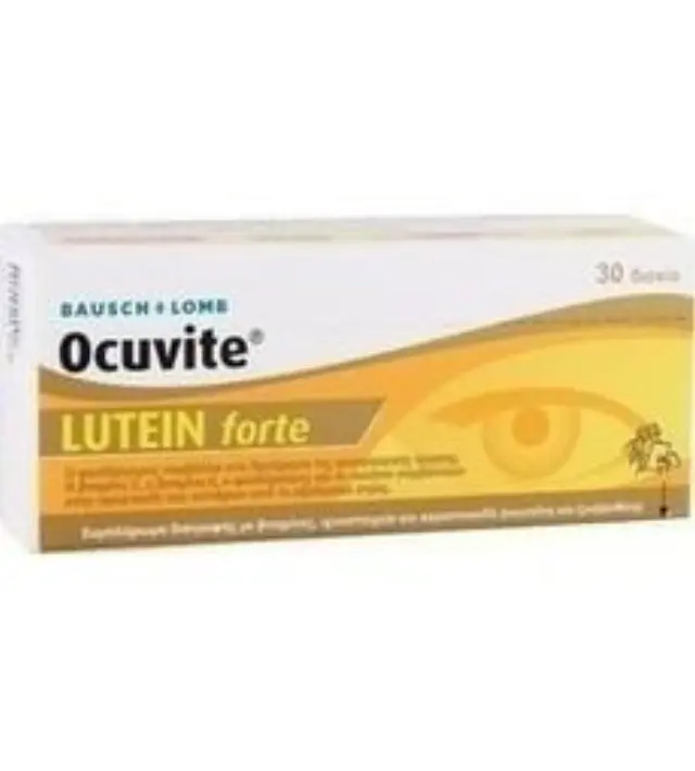 Bausch & Lomb Ocuvite Lutein Forte Συμπλήρωμα Διατροφής για την Καλή Υγεία των Ματιών, 30tabs