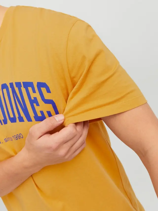 JJEJOSH TEE SS CREW NECK NOOS honey gold - XXL 2