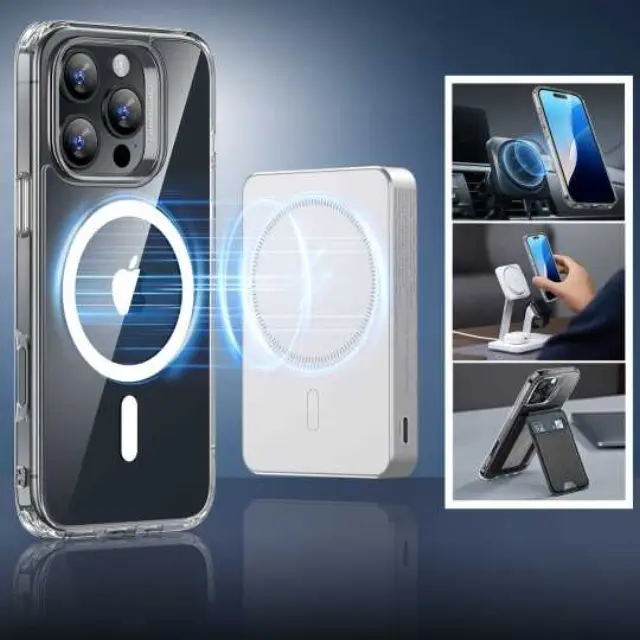 ESR - Classic Hybrid HaloLock - iPhone 16 Pro - Clear 3