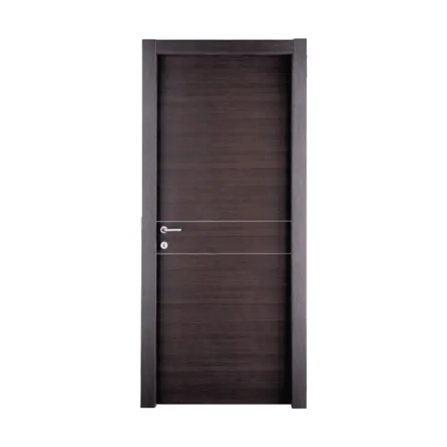 Εσωτερική Πόρτα Wenge με inox ΚΠ 101