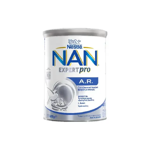 Nestle Nan AR 0m+ Γάλα για την Αντιμετώπιση Αναγωγών 1ης Βρεφικής Ηλικίας από την Γέννηση, 400gr