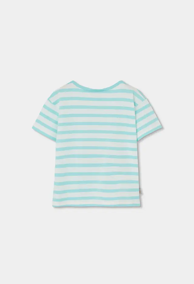 Boboli Knit t-shirt ριγέ για κορίτσι 333133-9804 2