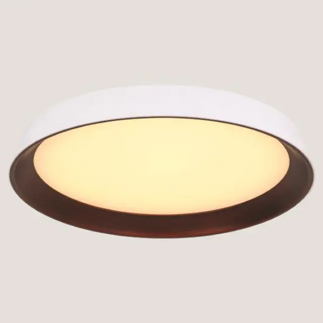 MOONLIGHT Φ70 ΛΕΥΚH-ΜΠΡΟΝΖΕ ΠΛΑΦΟΝΙΕΡΑ LED Bronze Άσπρο 2