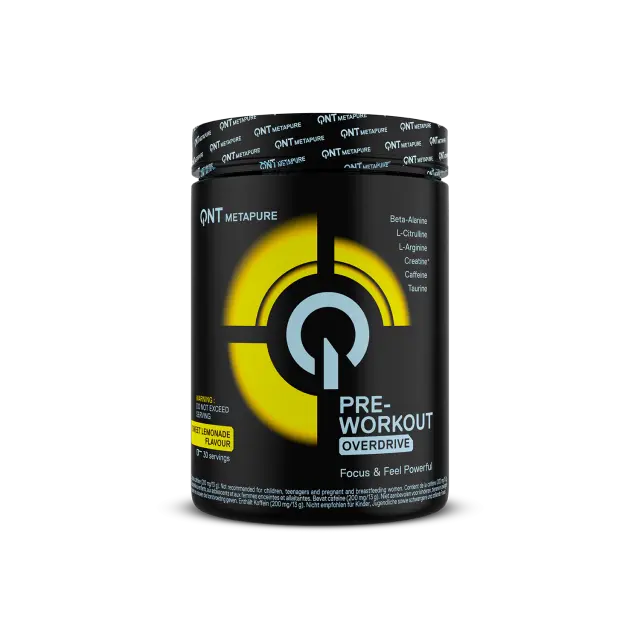 QNT | Pre-Workout Overdrive Sweet Lemonade Γεύση Λεμόνι | 390gr