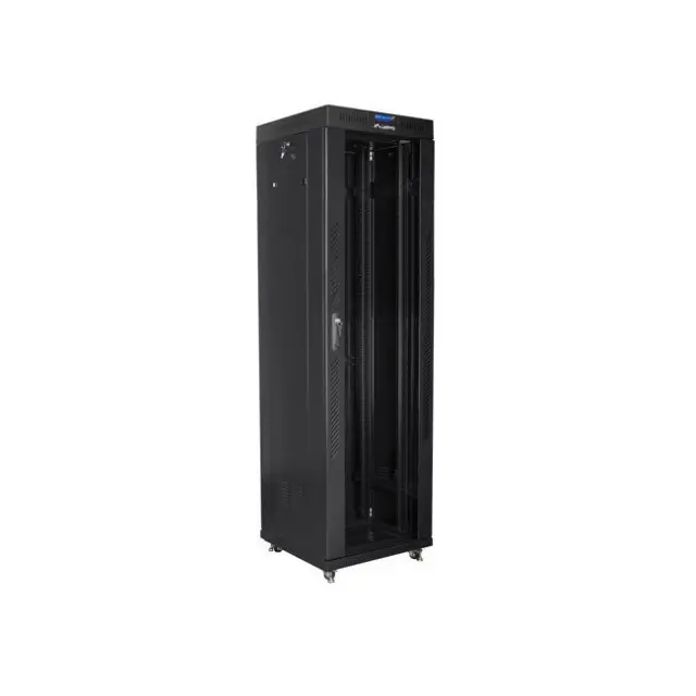 Lanberg Καμπίνα Rack 42U 600x600 LCD Black V2 (FF01-6642-12BL)