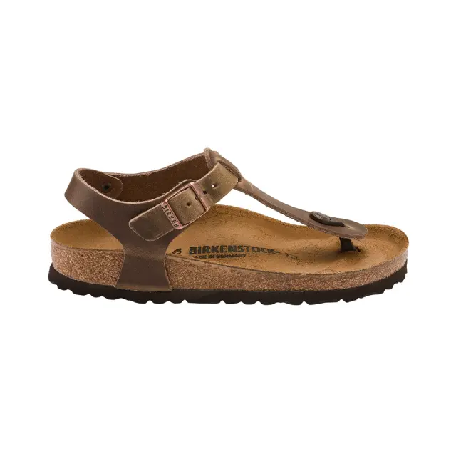 Birkenstock Πέδιλα Γυναικείο δέρμα Oiled Μπεζ BIR/KAIRO 1014805 TABACCO