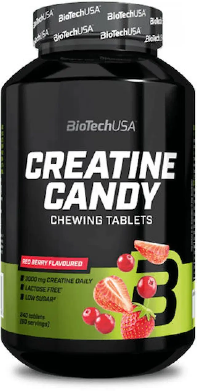 BioTechUSA Creatine Candy 240 tbl red berry (13022010100)