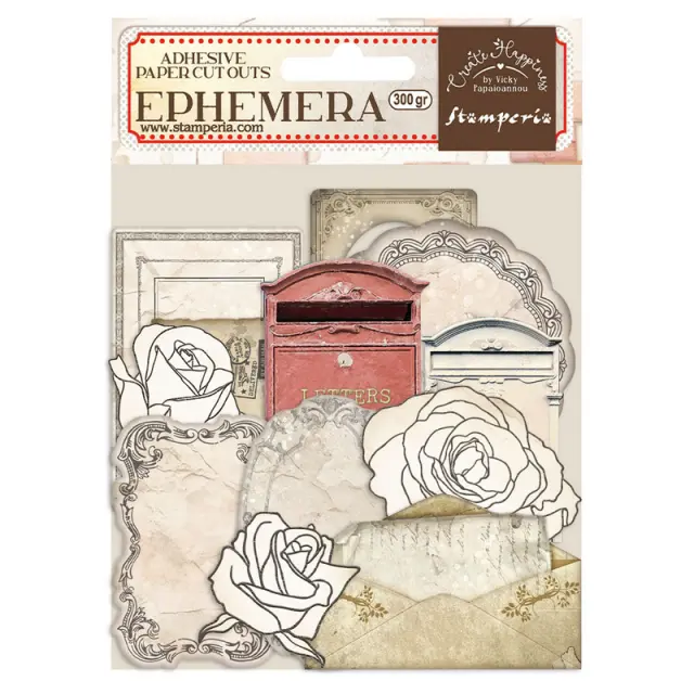 Αυτοκόλλητα Die Cuts-Ephemera Stamperia, Create Happiness Christmas, Letter