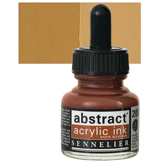 Sennelier Abstract Ακρυλικό Μελάνι 208 Raw Sienna - 30ml