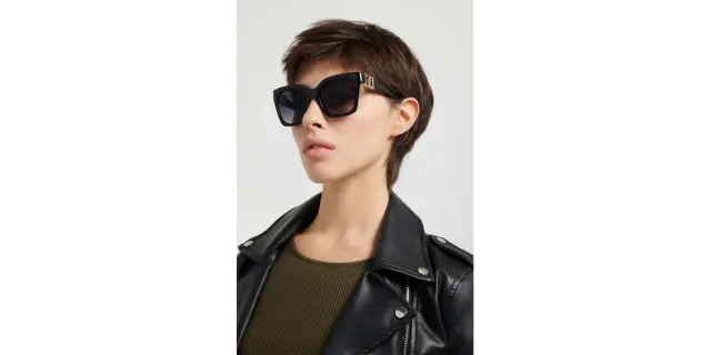 Dsquared2 Unisex Γυαλιά Ηλίου με Μαύρο Σκελετό και Γκρι Φακό D2 0207/S 807/9O 2
