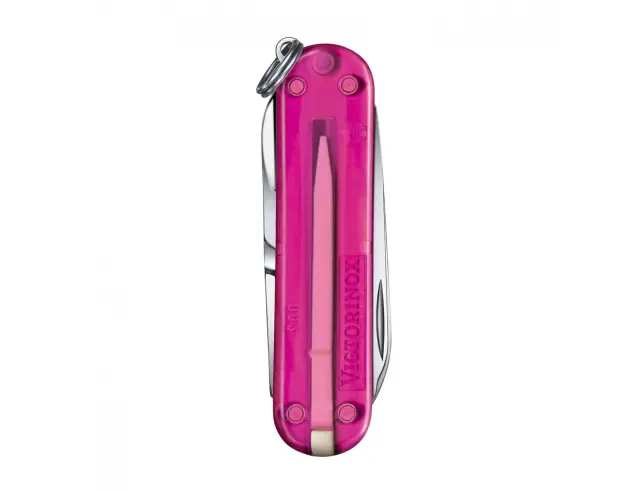 Ελβετικός Σουγιάς Victorinox Classic SD Transparent με 7 λειτουργίες και μήκος 5.8cm - Cupcake Dream0.6223.T5G 3