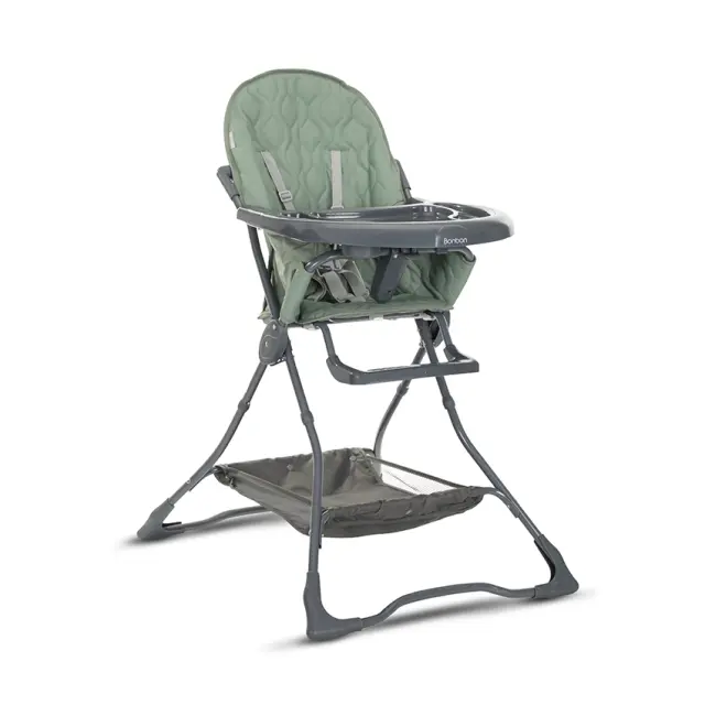 Lorelli Καρεκλάκι Φαγητού "BonBon" Green leather Πράσινο