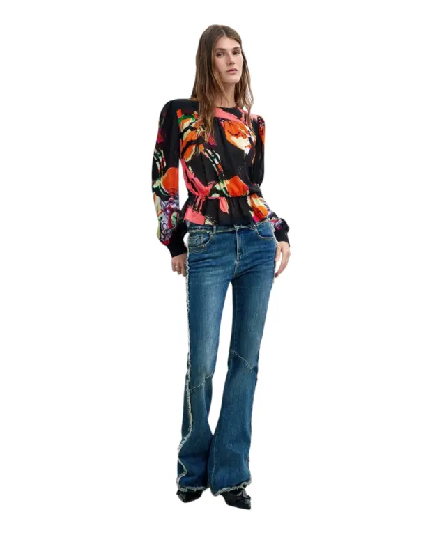 Desigual - Γυναικεία Μπλούζα Galaxia M. C. Lacroix 26WWBW02-9019 Πολύχρωμο 2