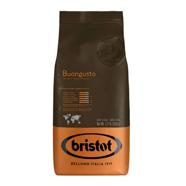 Bristot Buongusto Καφές Espresso σε Κόκκους 1kg