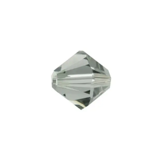 Swarovski 5328 XILION Bicone Black Diamond 8mm - 9τεμ