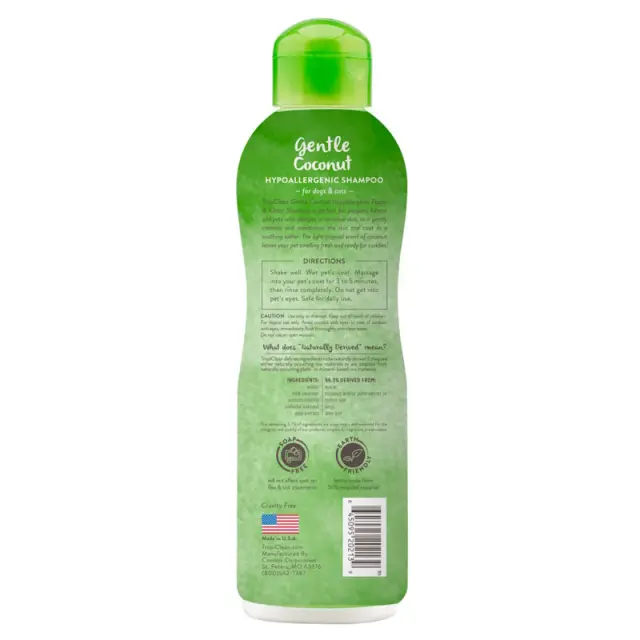 Tropiclean Tearless Hypoallergenic Σαμπουάν Για Κουτάβια & Γατάκια 592ml Μονόχρωμο 2