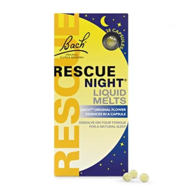Power Health Bach Rescue Liquid Sleep Melts Συνδυασμός από Ανθοϊάματα για Ηρεμο Ξεκούραστο Ύπνο σε Υπογλώσσιες Κάψουλες, 28caps