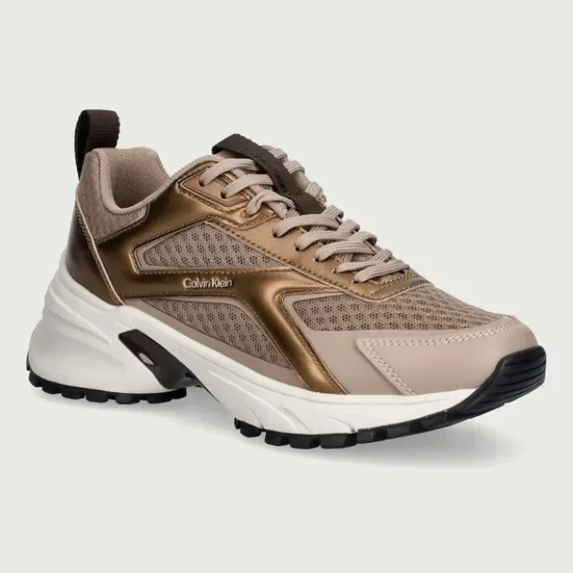Γυναικεία Sneakers Calvin Klein HW0HW03140-0Z3 Μπεζ Μπεζ Skechers - 36 2