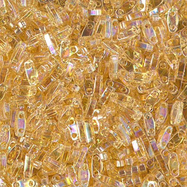 Χάντρα Miyuki Quarter Tila No251 Transparent Light Topaz AB ~7gr