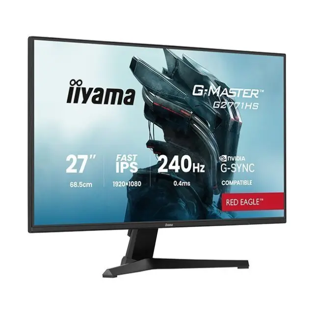 iiyama G-MASTER G2771HS-B1 computer monitor 68.6 cm (27") 1920 x 1080 pixels Full HD Black 3