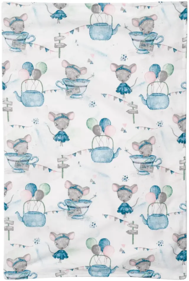Σελτεδάκι - Πάνα Flannel με Μεμβράνη 75x50cm Mouse 5904506805440 3
