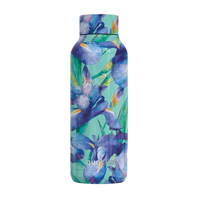 Quokka Bottle Solid Solid Μπουκάλι Θερμός Ανοξείδωτο BPA Free 510ml BLUE IRISES -11982